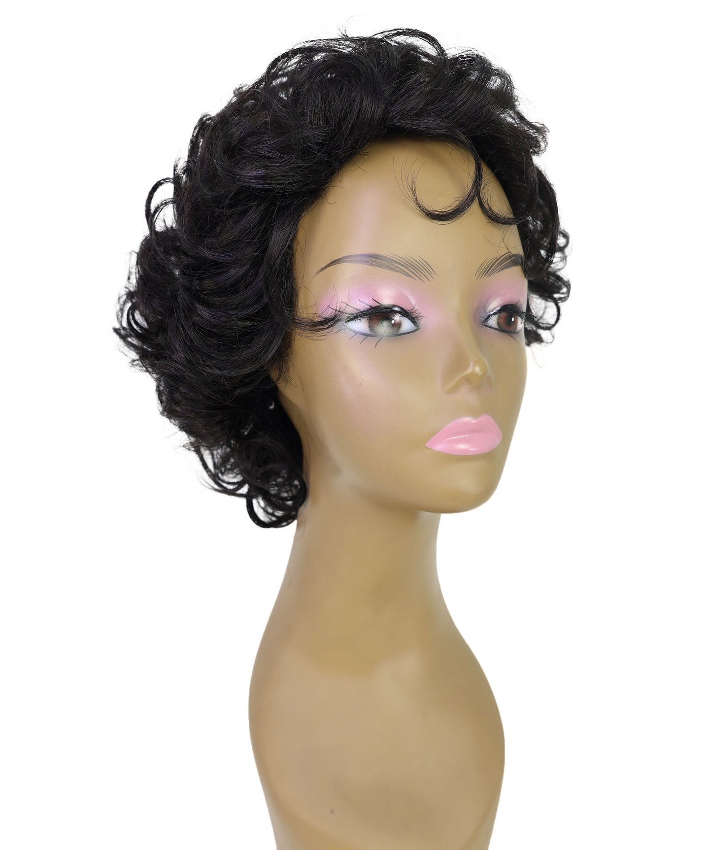 VALERIE 9.5" Short Natural Volume Curly Synthetic Wig