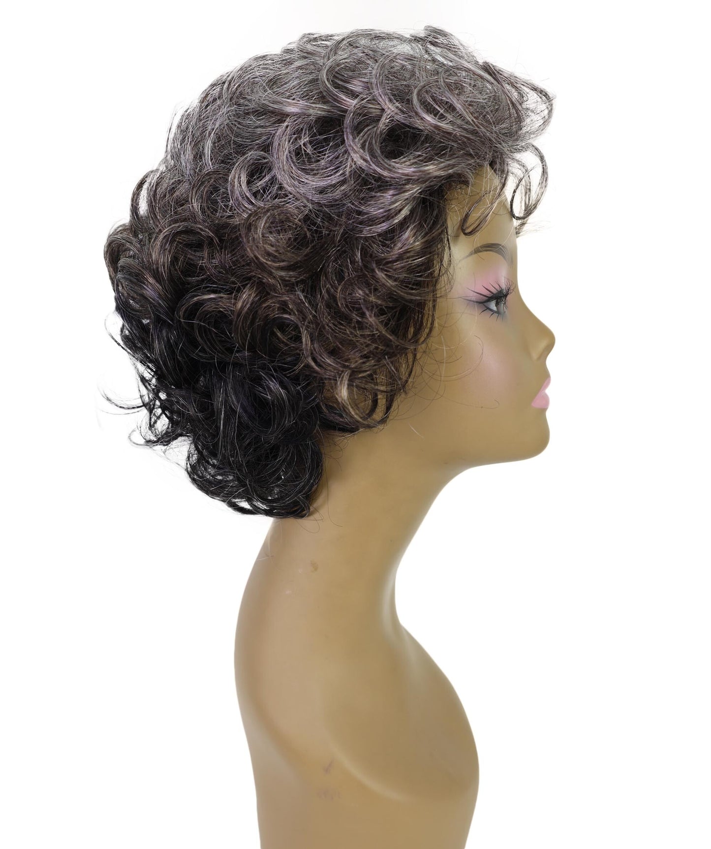 VALERIE 9.5" Short Natural Volume Curly Synthetic Wig
