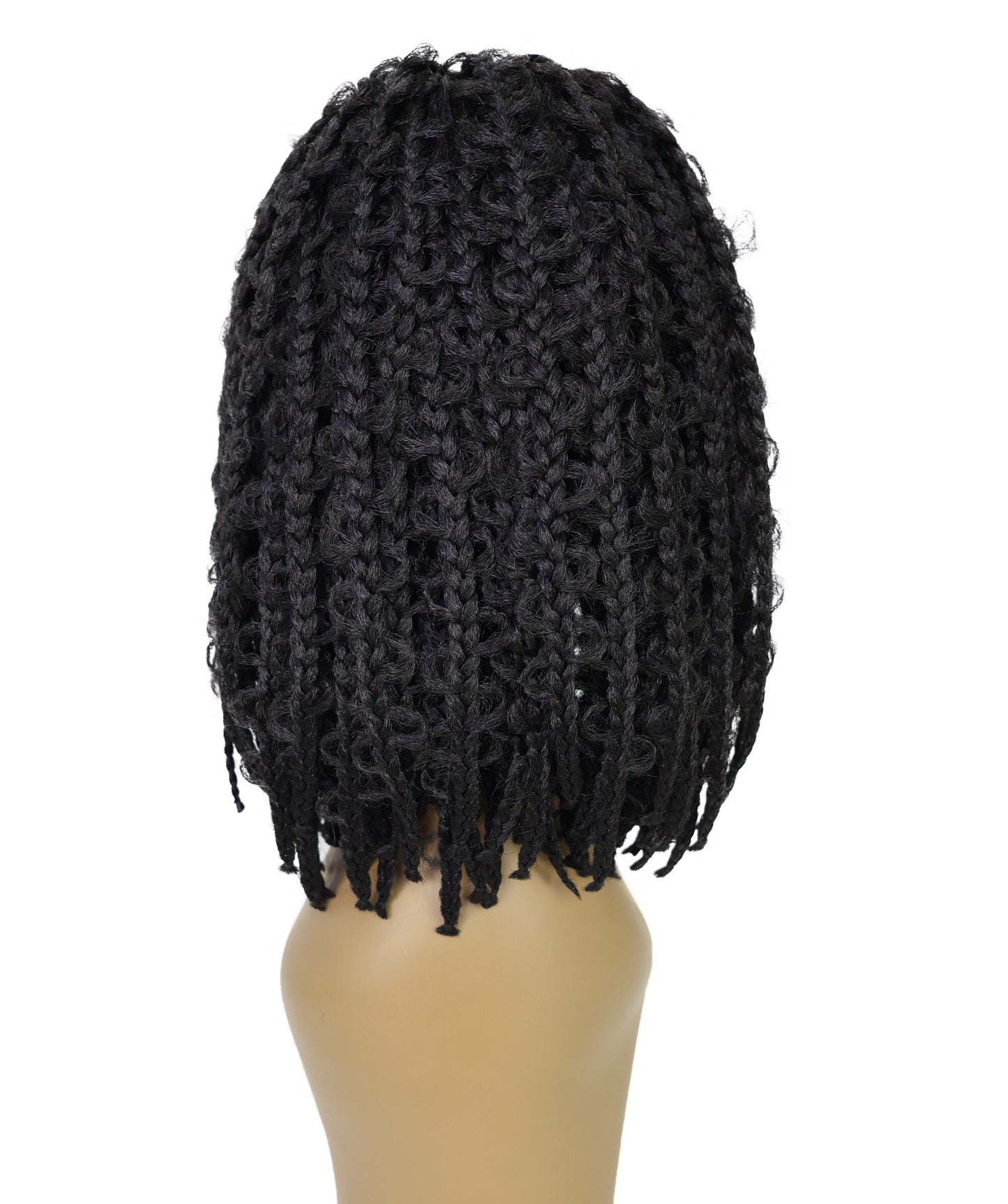Marla Medium Length Braided 13 Inch Bob Lace Full Wig