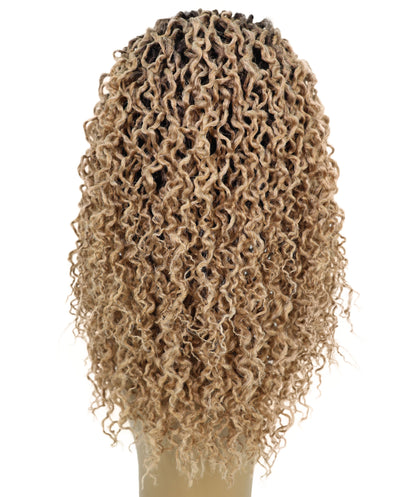 Zoraida Shoulder-length Slip-On Curly Half Wig with Layered Twist Spiral Curls