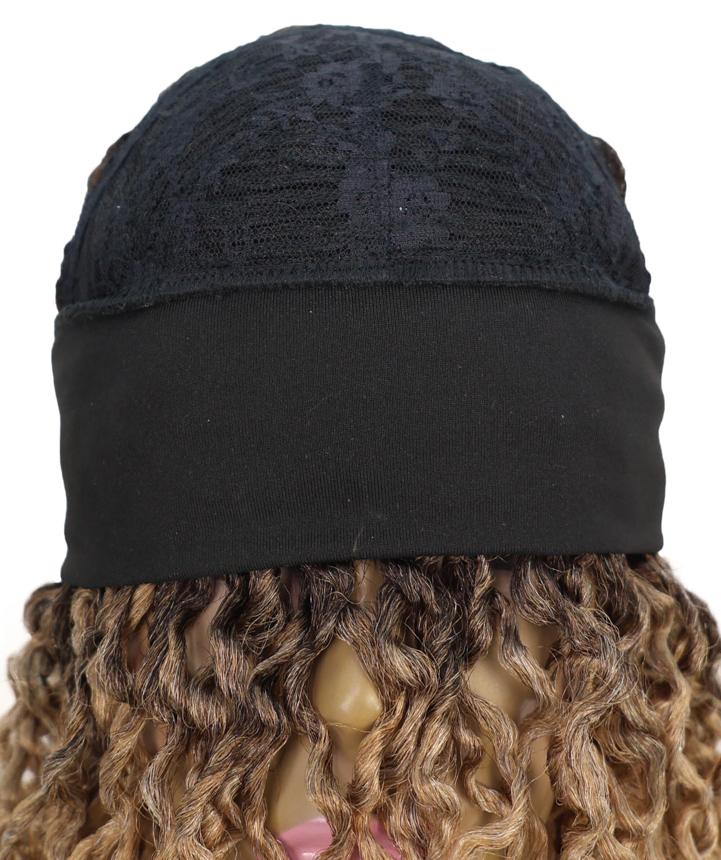 Zoraida Shoulder-length Slip-On Curly Half Wig with Layered Twist Spiral Curls