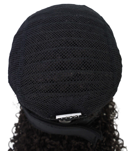 Zemira Women's Natural Curly Afro Wig with Headband