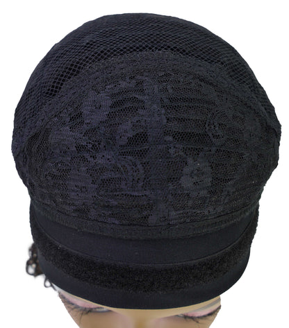 Zemira Women's Natural Curly Afro Wig with Headband