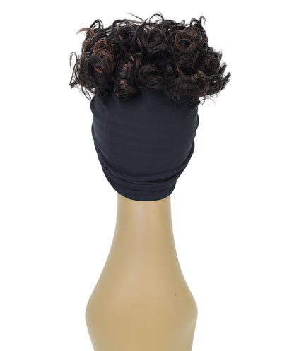 Fatou Short Curly 10" Wig with Attached Hairband