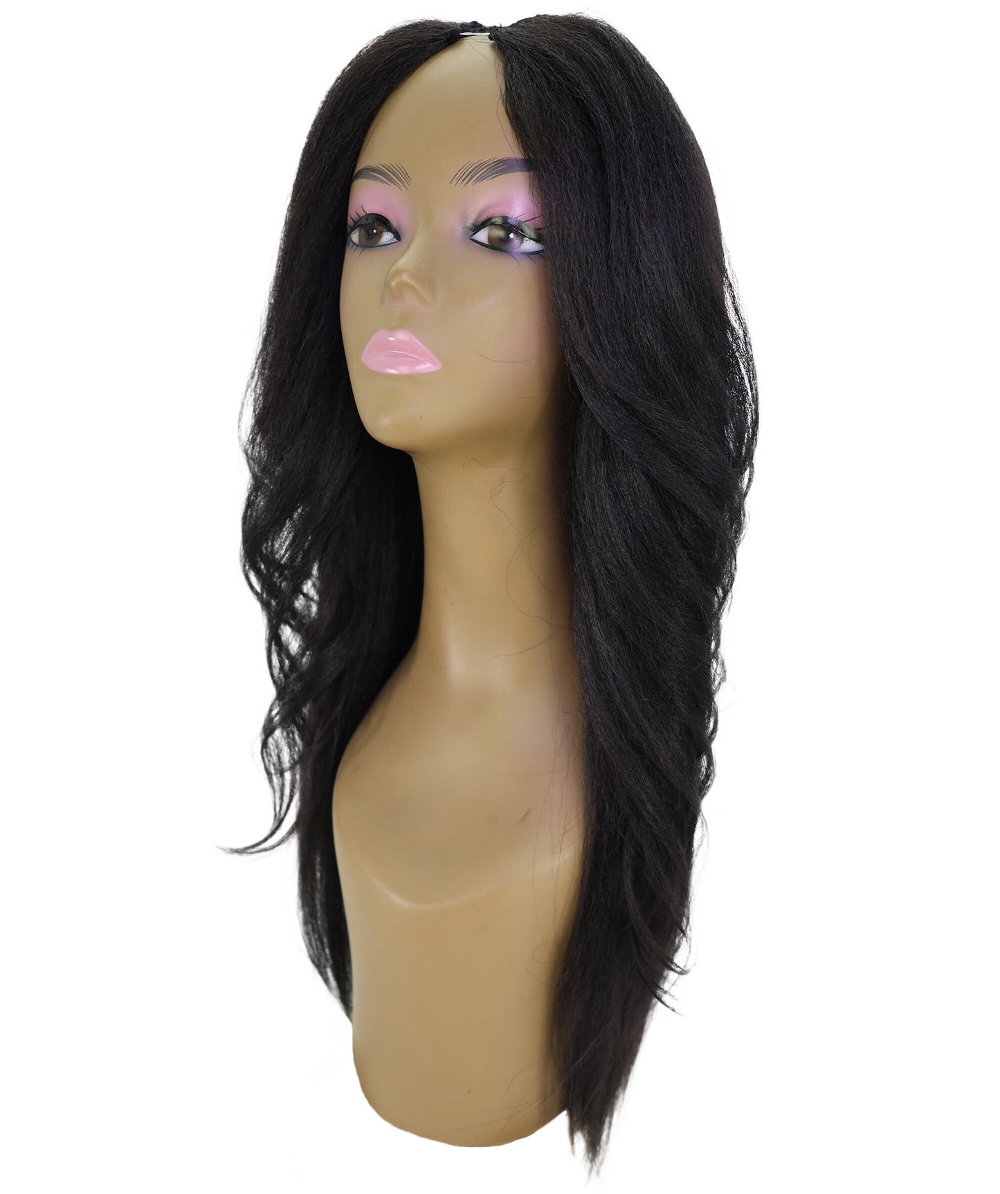 LUXLUXE Women Long Straight Full Wig – 21" Sleek Natural Looking 199g Hair Heat Resistant Synthetic Fiber
