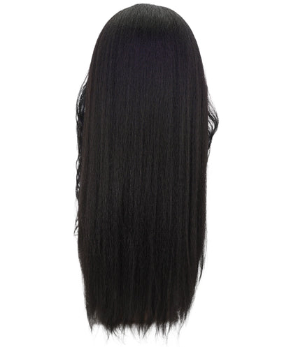 LUXLUXE Women Long Straight Full Wig – 21" Sleek Natural Looking 199g Hair Heat Resistant Synthetic Fiber