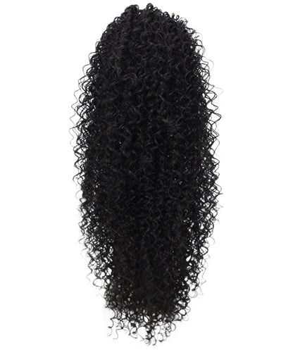 LUXLUXE Drawstring Kinky Curly Hair Extension – 27 Inch Long Textured Curl 165g Hairpiece Accessory