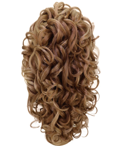 LUXLUXE 21" Long Wavy Textured Wig – 185g Natural Waves Hair with Cloth Headband Style Heat Resistant Synthetic Fiber