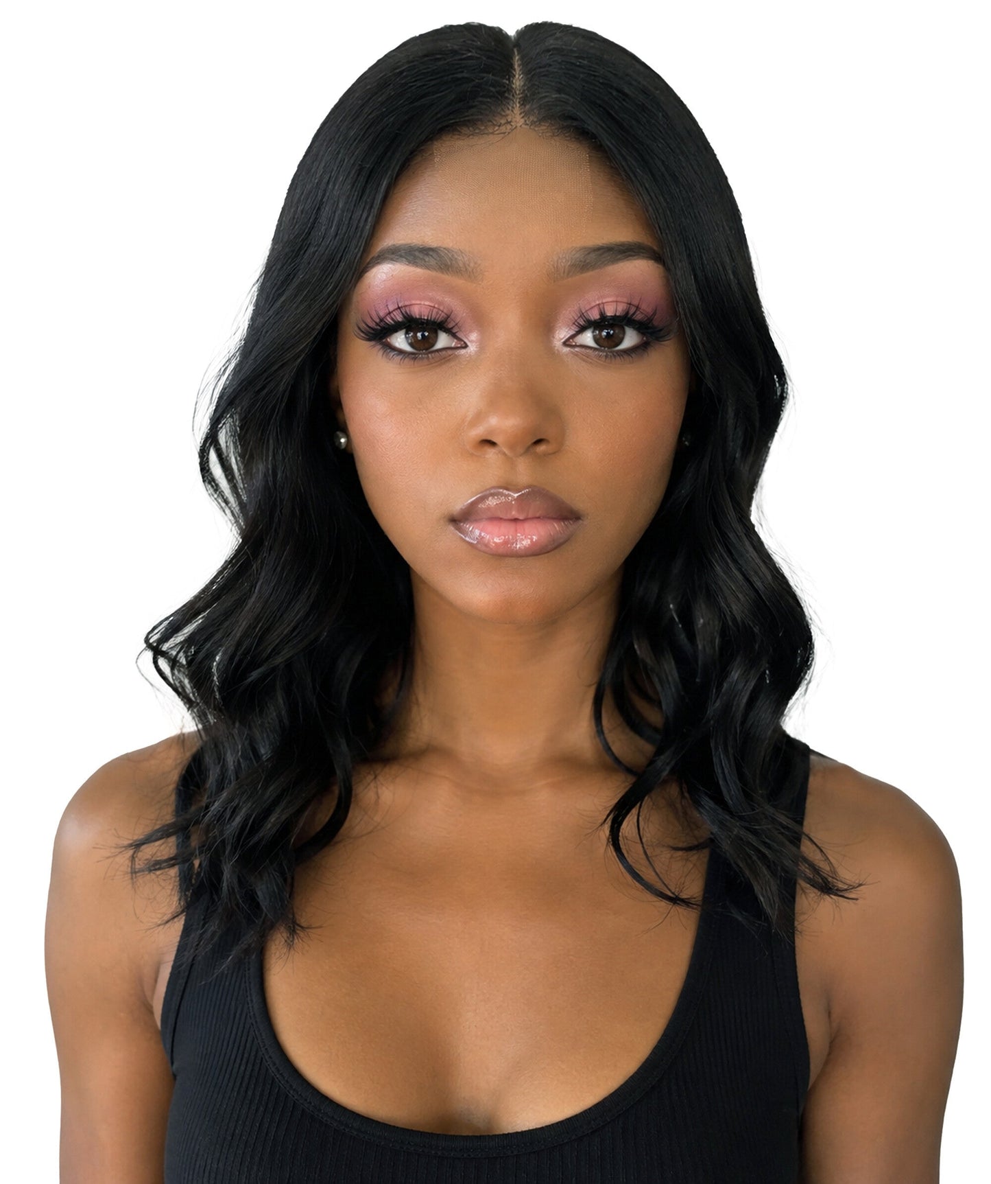LUXLUXE Wavy Lace Front Hair Extension – Natural Wave 14 Inch 105g Hairpiece Soft Texture & Elegant Style