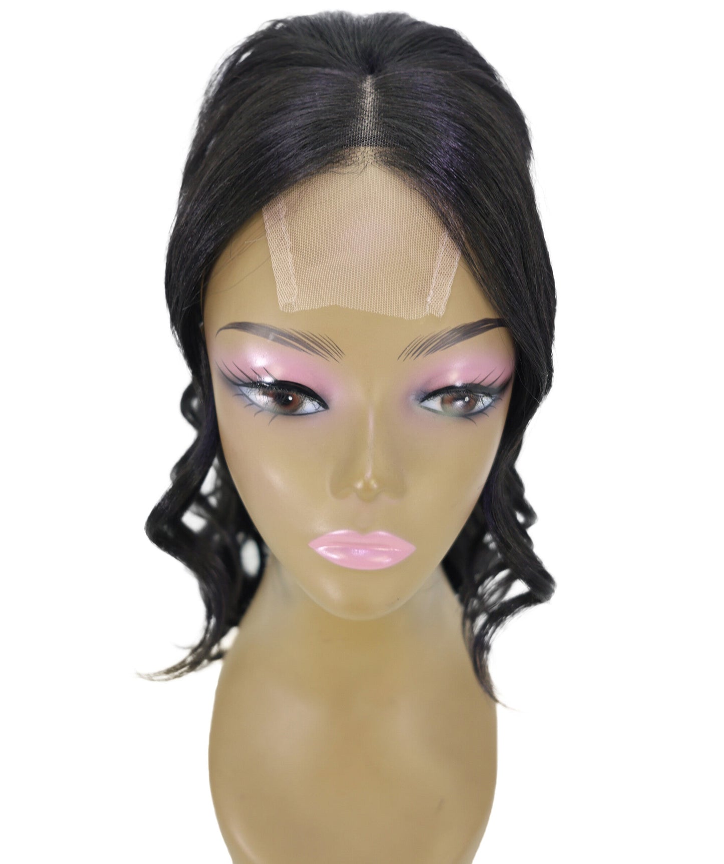 LUXLUXE Wavy Lace Front Hair Extension – Natural Wave 14 Inch 105g Hairpiece Soft Texture & Elegant Style