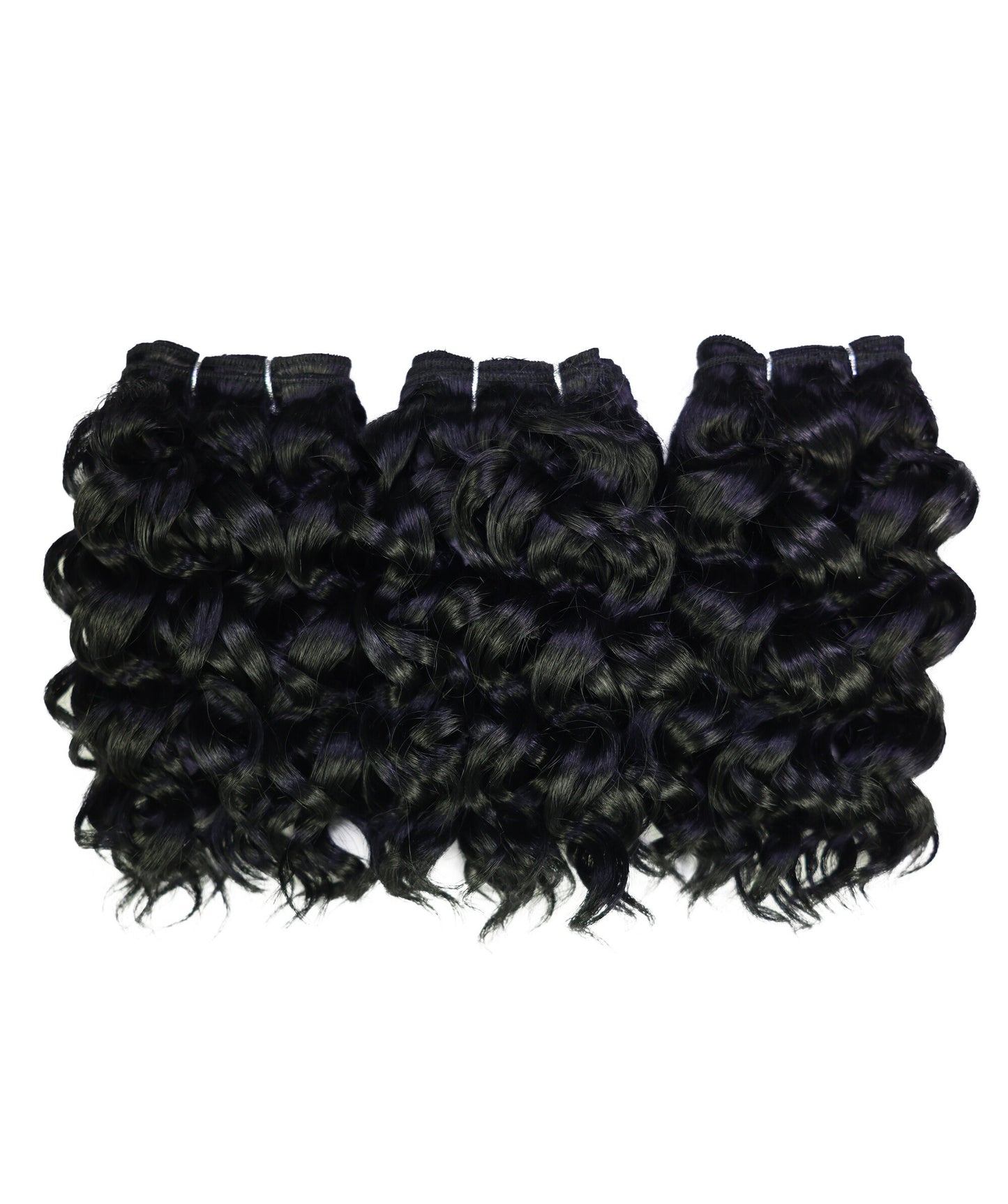 LUXLUXE Deep Curly Synthetic Hair Extension – 6.5 Inch Dense Curl Weft Style 110g for Women Versatile Styling