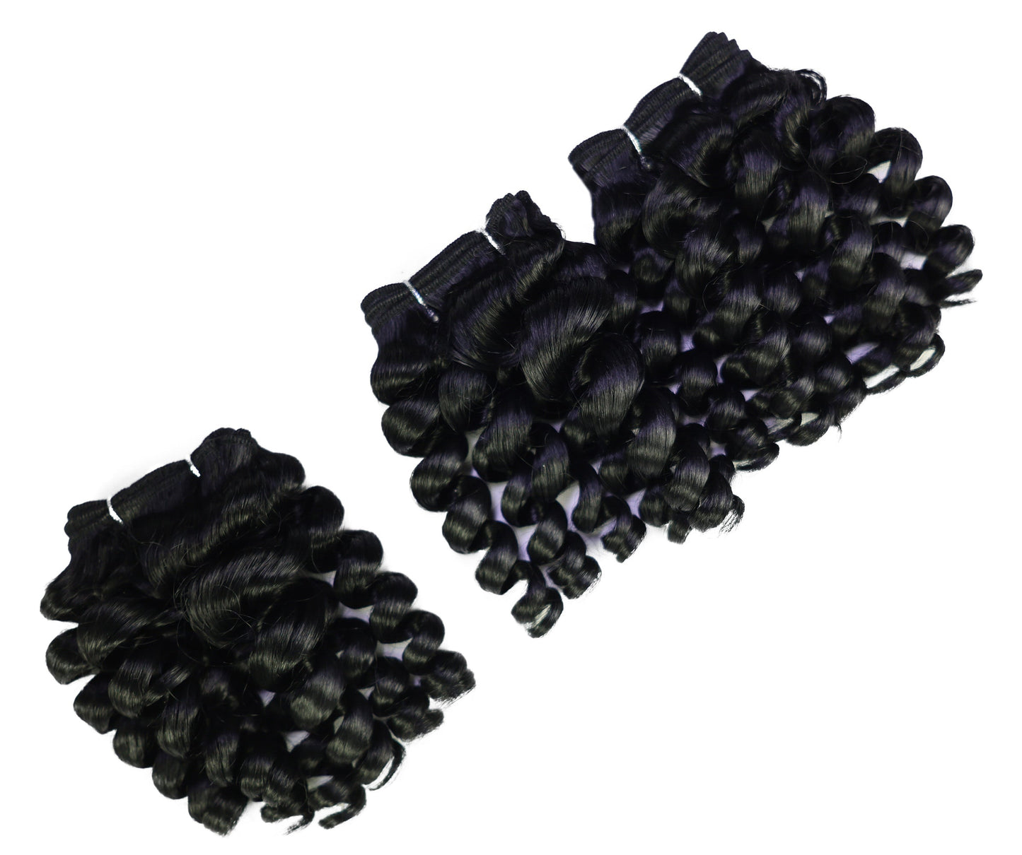 LUXLUXE Spiral Curl Synthetic Hair Extension - 4.75 Inch 110g Defined Curly Style for Versatile Hair Styling