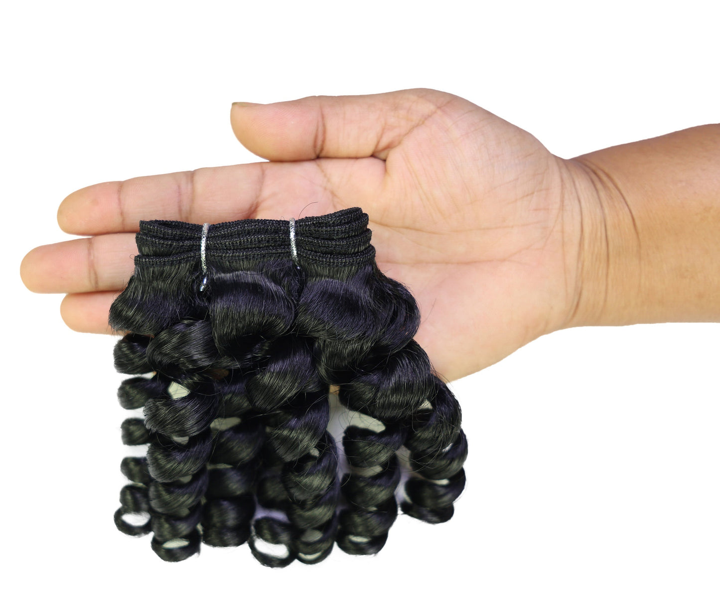 LUXLUXE Spiral Curl Synthetic Hair Extension - 4.75 Inch 110g Defined Curly Style for Versatile Hair Styling