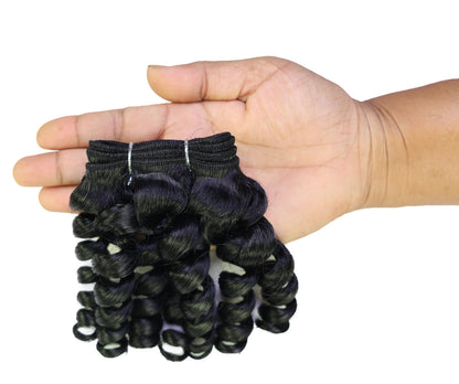 LUXLUXE Spiral Curl Synthetic Hair Extension - 4.75 Inch 110g Defined Curly Style for Versatile Hair Styling