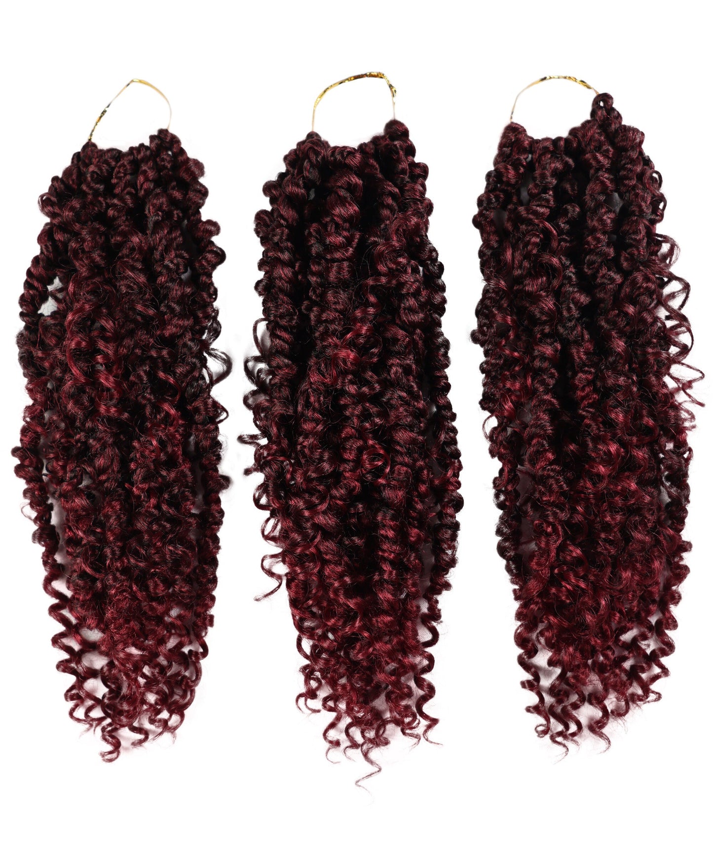LUXLUXE Passion Twist Boho Synthetic Hair Extensions - 14 Inch Braided 115g Hairpiece for Women