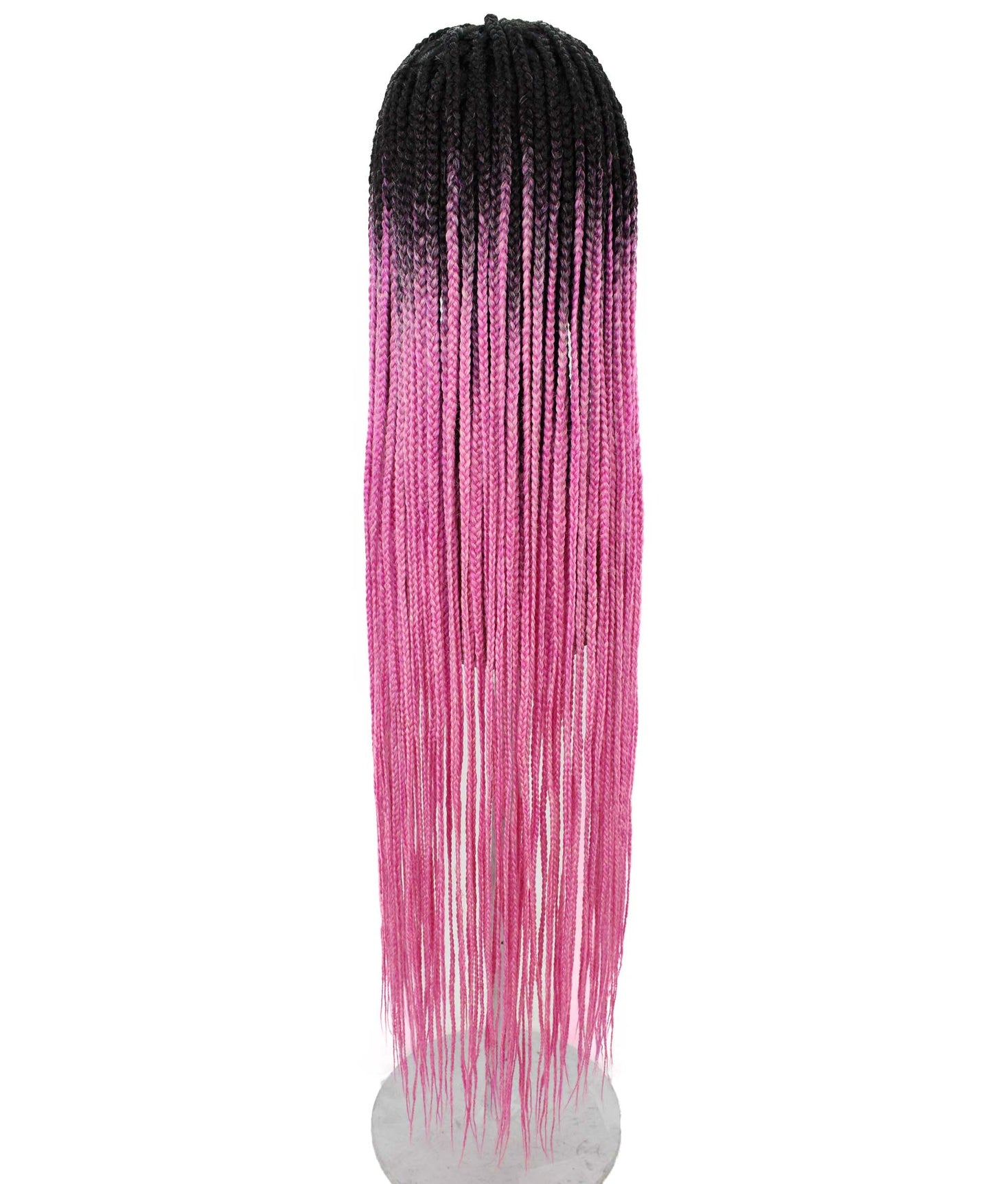 #TT1B/Hot Pink - Black to Dark Pink Ombre