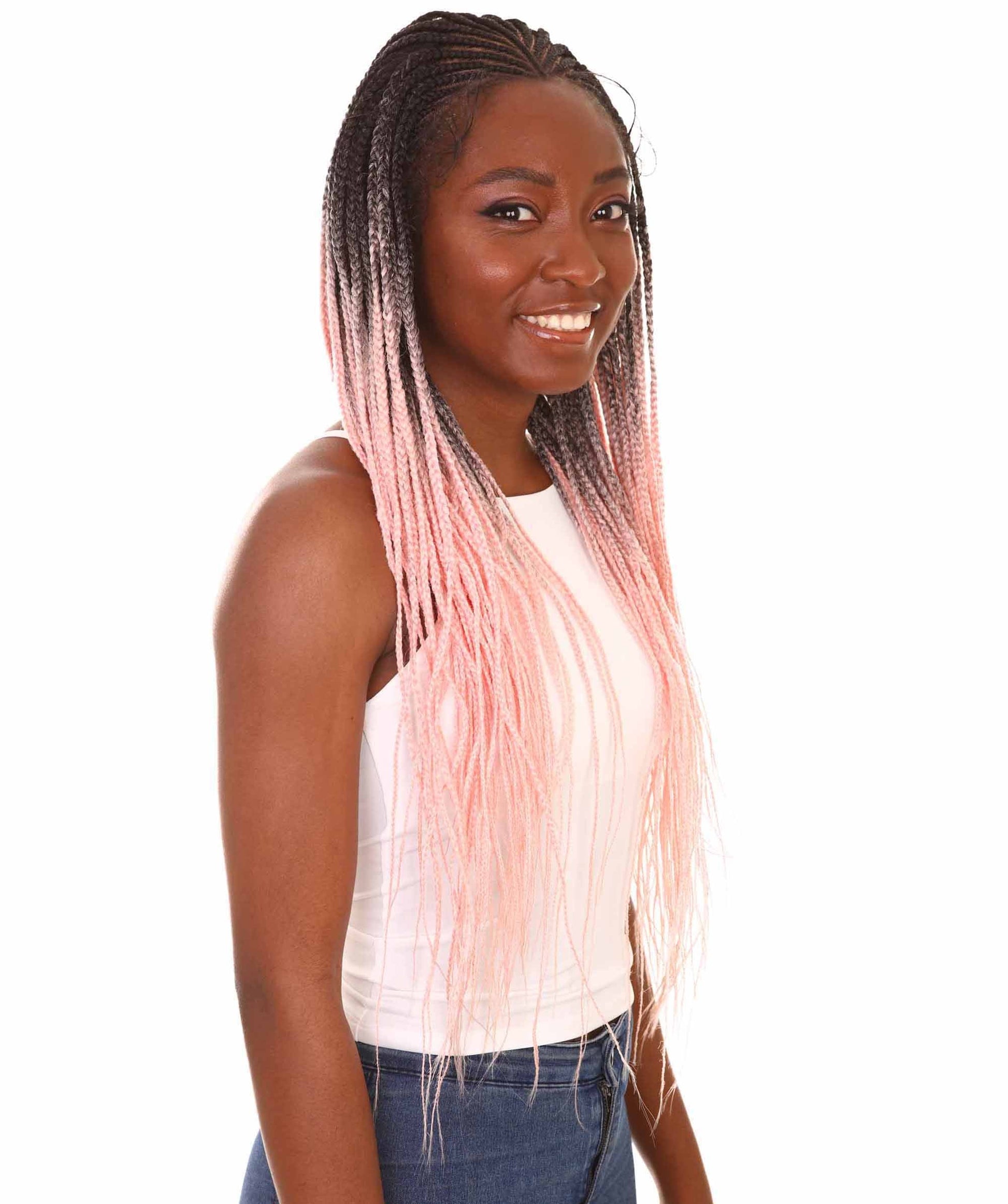 #TT1B/Light Pink - Black to Light Pink Ombre