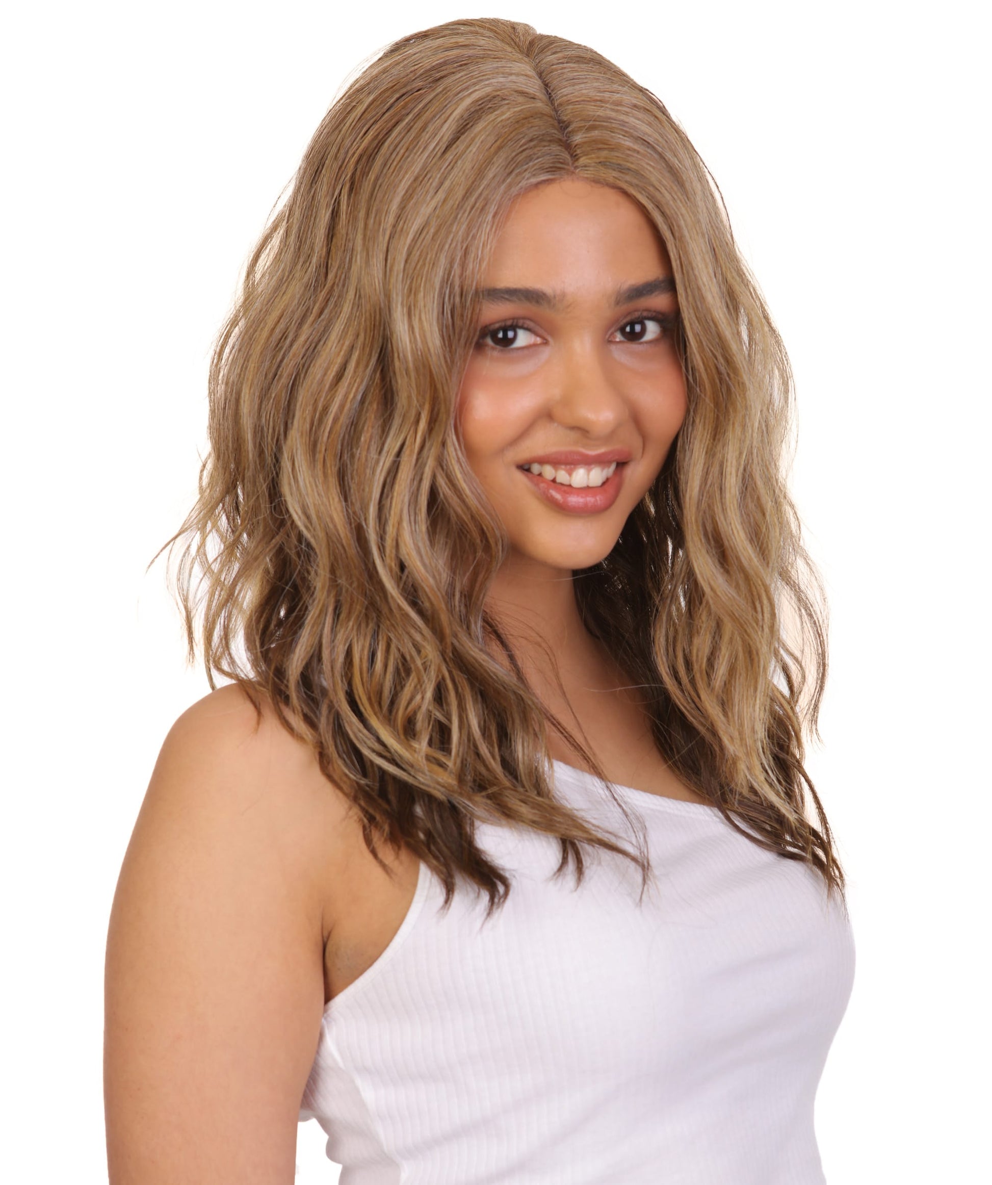 #R27/24/4 - Honey Blonde, Light Gold blonde and Dark Brown blend