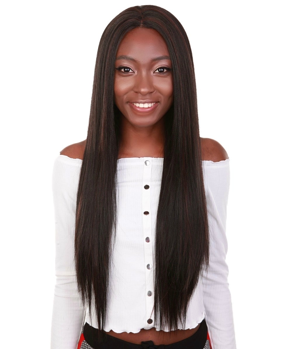 #F1B/33 - Black with Auburn Highlights
