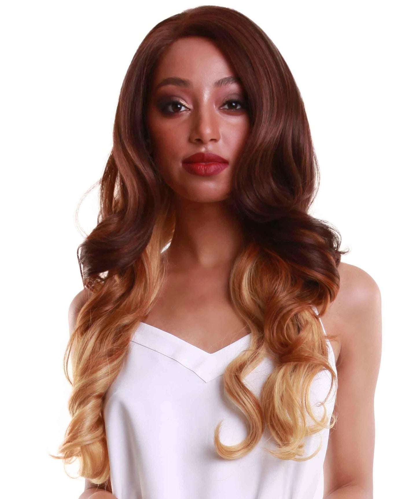 #BX432 - Medium Brown over Blonde