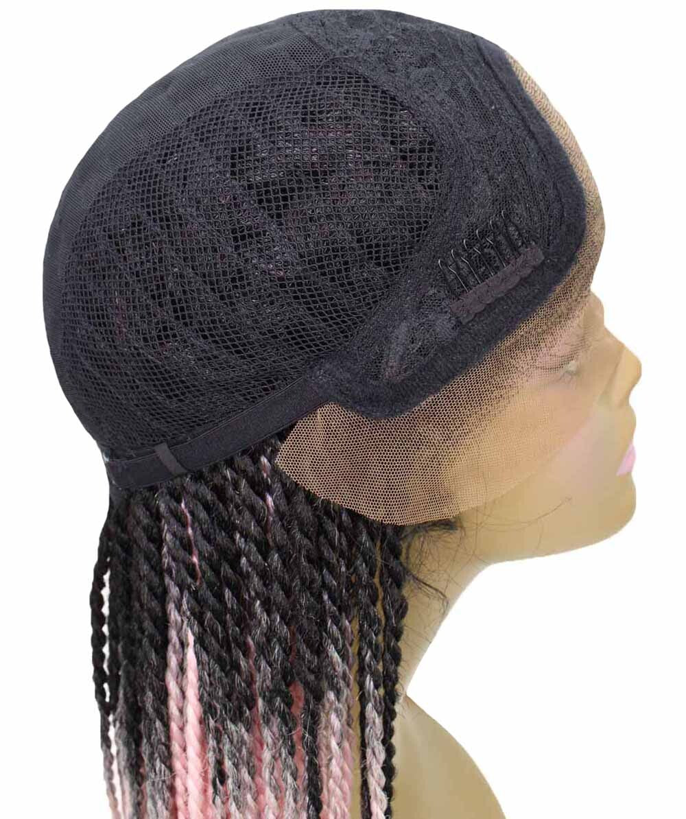 #TT1B/Light Pink - Black to Light Pink Ombre