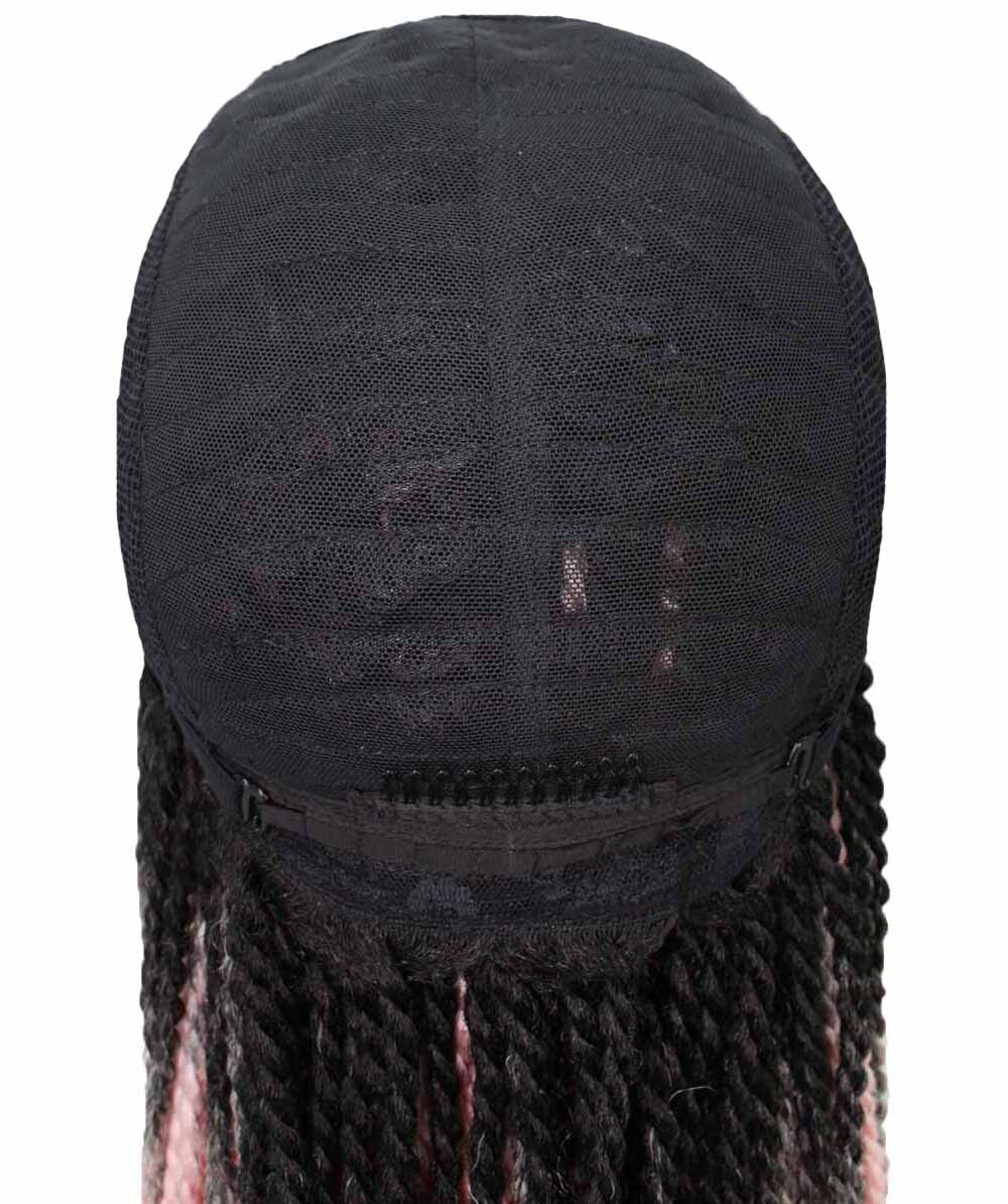 #TT1B/Light Pink - Black to Light Pink Ombre
