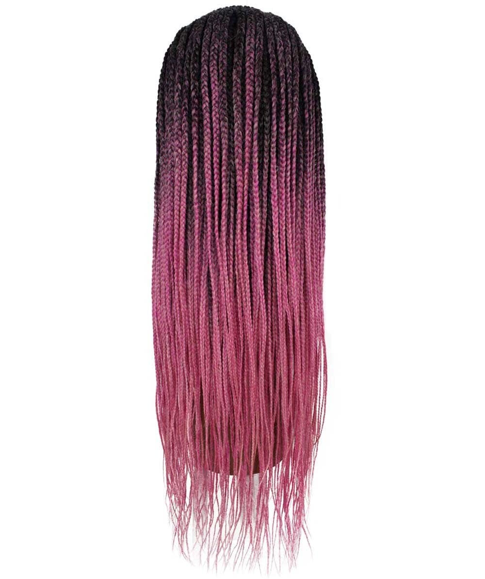 #TT1B/Hot Pink - Black to Dark Pink Ombre