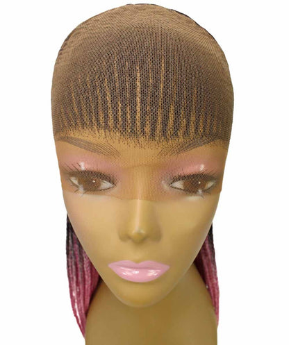 #TT1B/Hot Pink - Black to Dark Pink Ombre