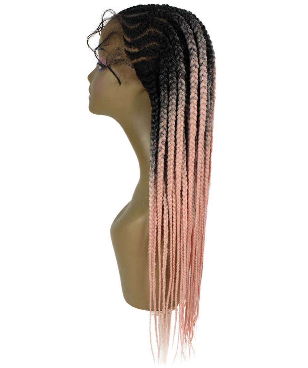 #TT1B/Light Pink - Black to Light Pink Ombre
