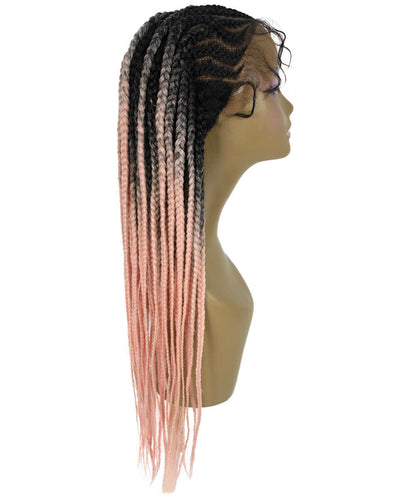 #TT1B/Light Pink - Black to Light Pink Ombre