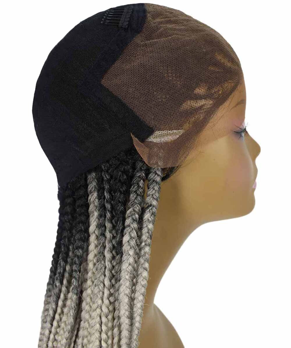 #TT1B/Light Grey - Black to Grey Ombre