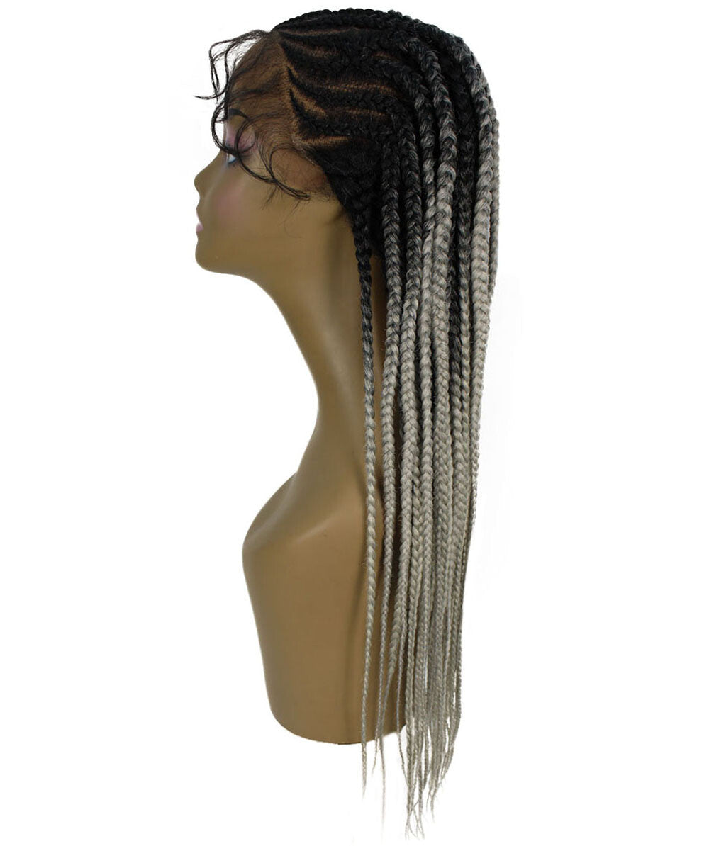 #TT1B/Light Grey - Black to Grey Ombre