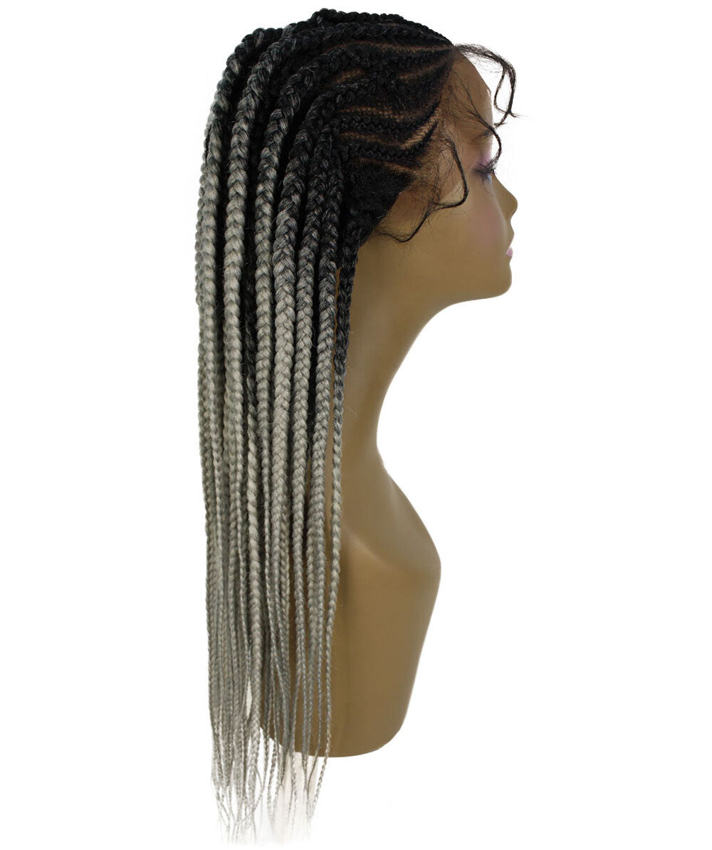 #TT1B/Light Grey - Black to Grey Ombre