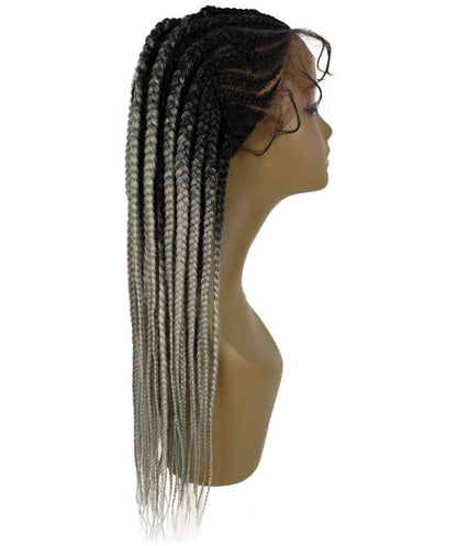 #TT1B/Light Grey - Black to Grey Ombre