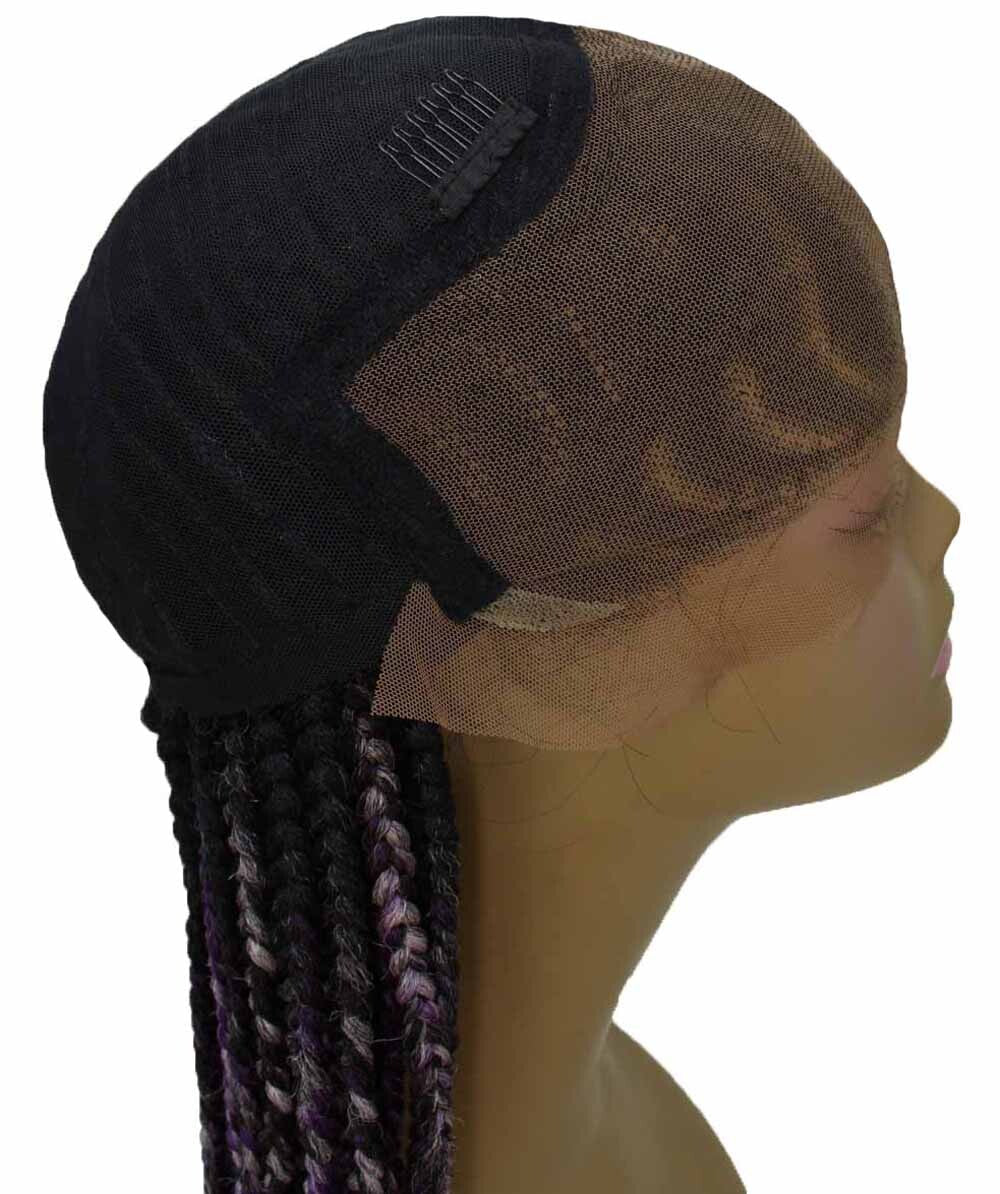 #TT1B/Violet+Lilac - Black, Violet and Lilac Blend