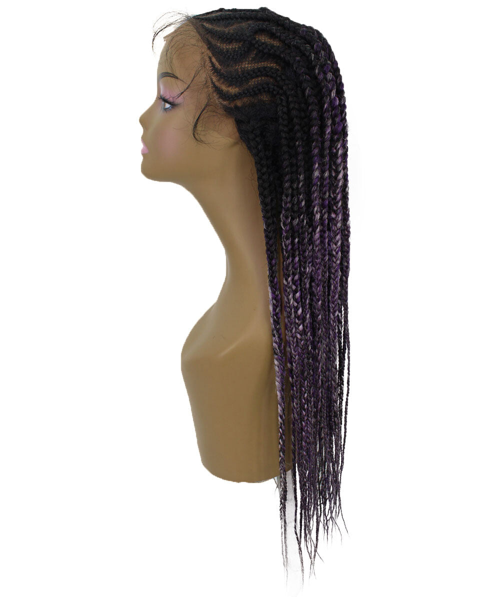 #TT1B/Violet+Lilac - Black, Violet and Lilac Blend