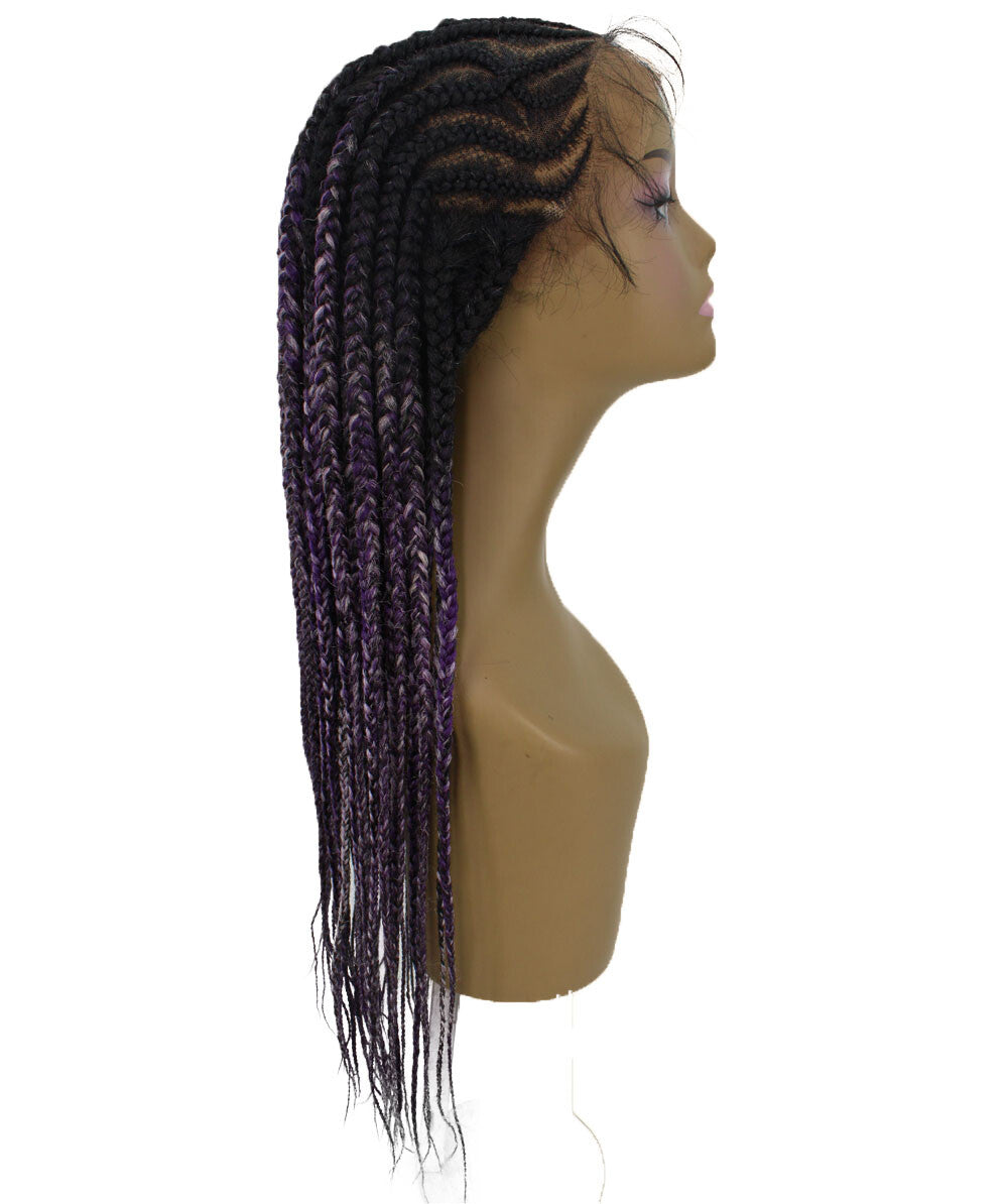 #TT1B/Violet+Lilac - Black, Violet and Lilac Blend