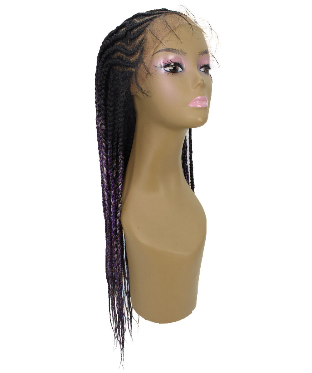 #TT1B/Violet+Lilac - Black, Violet and Lilac Blend