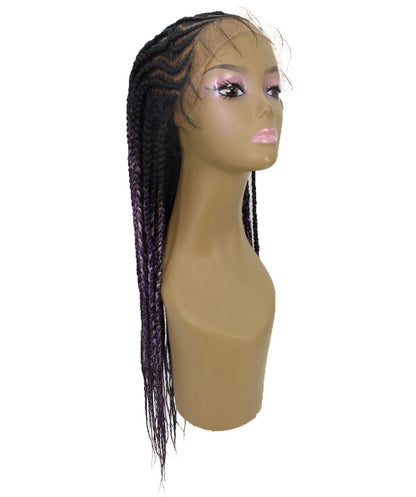 #TT1B/Violet+Lilac - Black, Violet and Lilac Blend