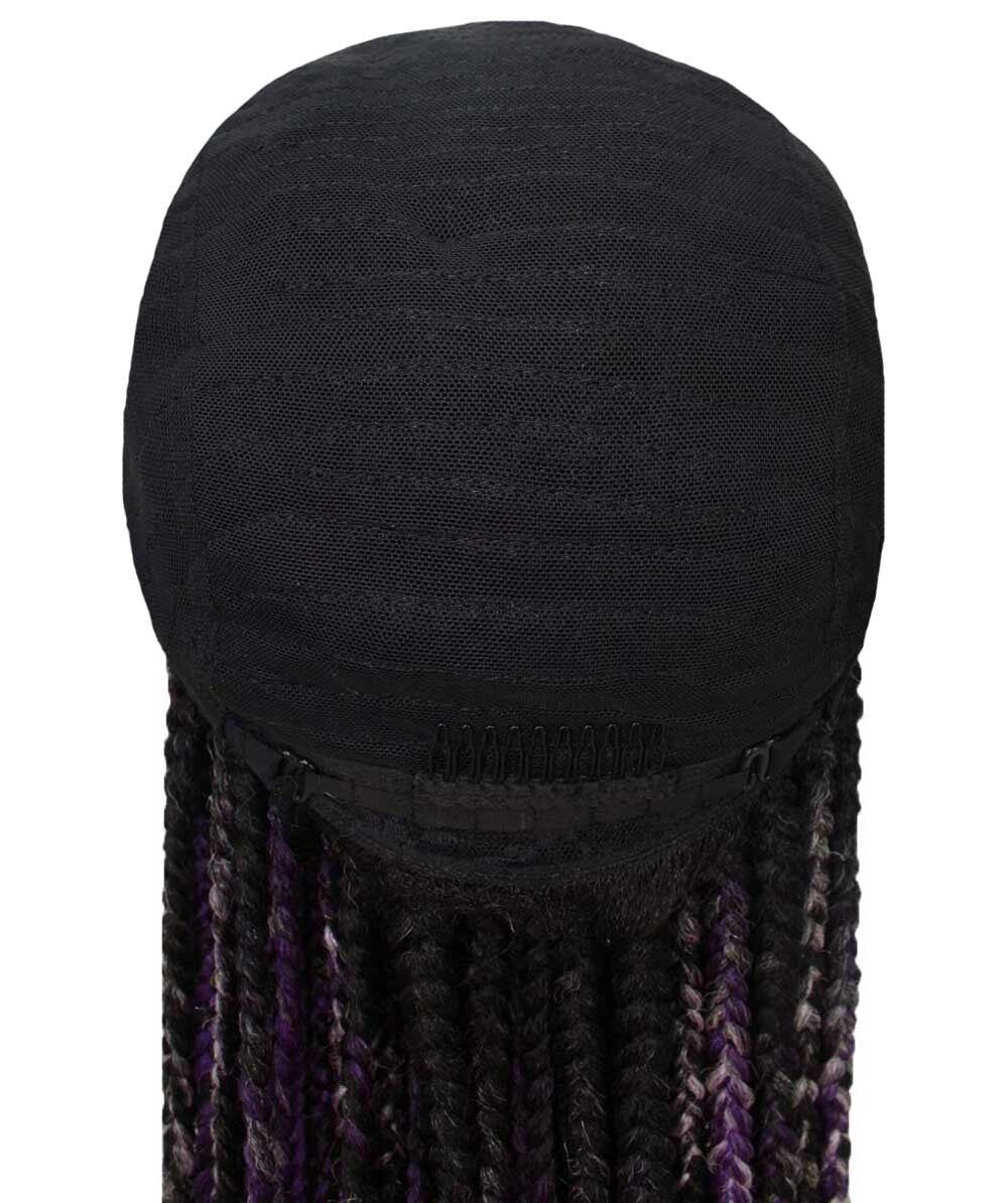 #TT1B/Violet+Lilac - Black, Violet and Lilac Blend