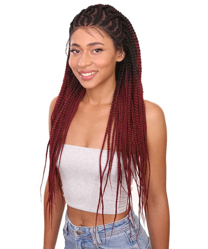 #TT1B/BG - Black to Burgundy Ombre