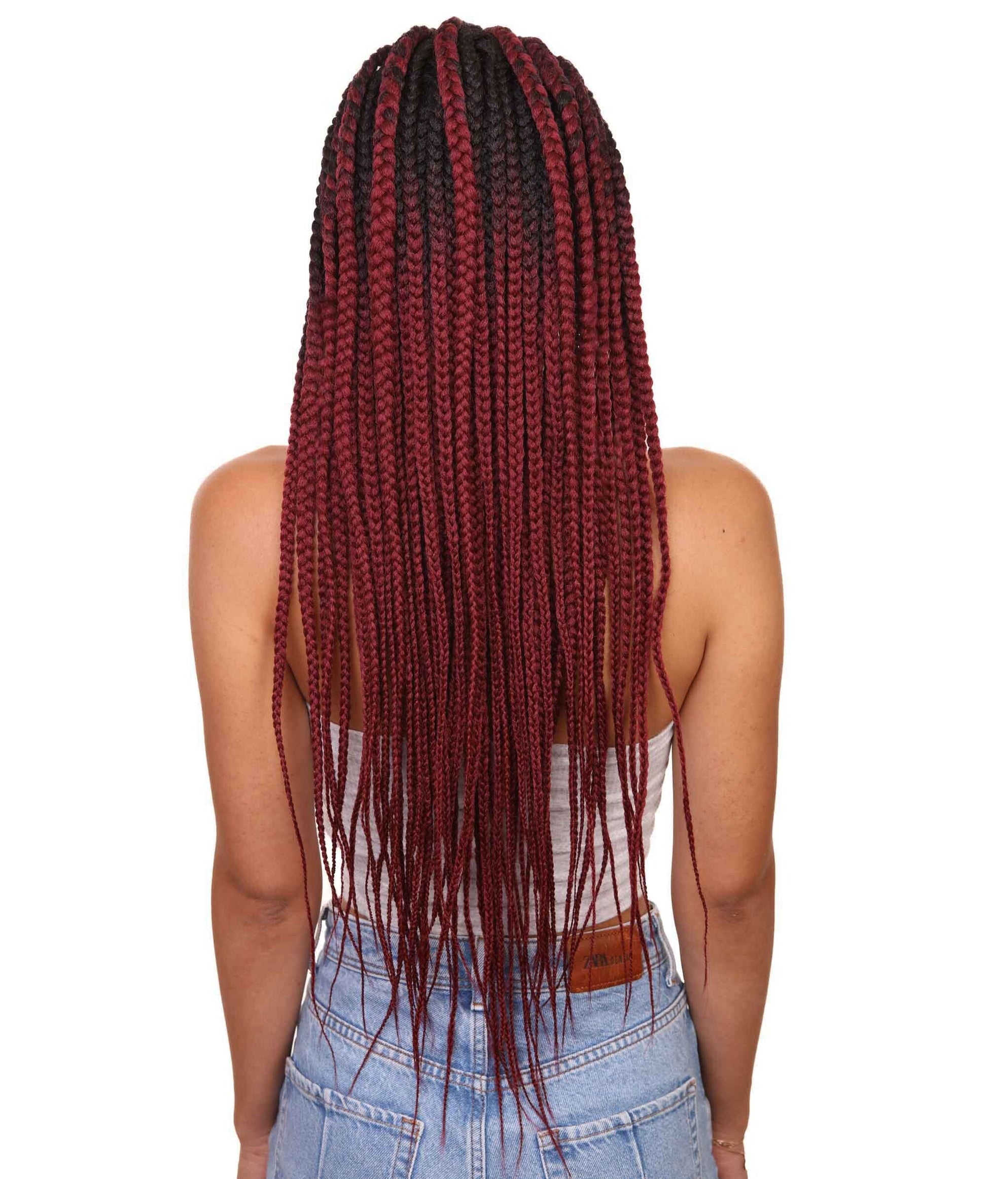 #TT1B/BG - Black to Burgundy Ombre