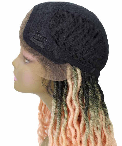#TT1B/Light Pink - Black to Light Pink Ombre