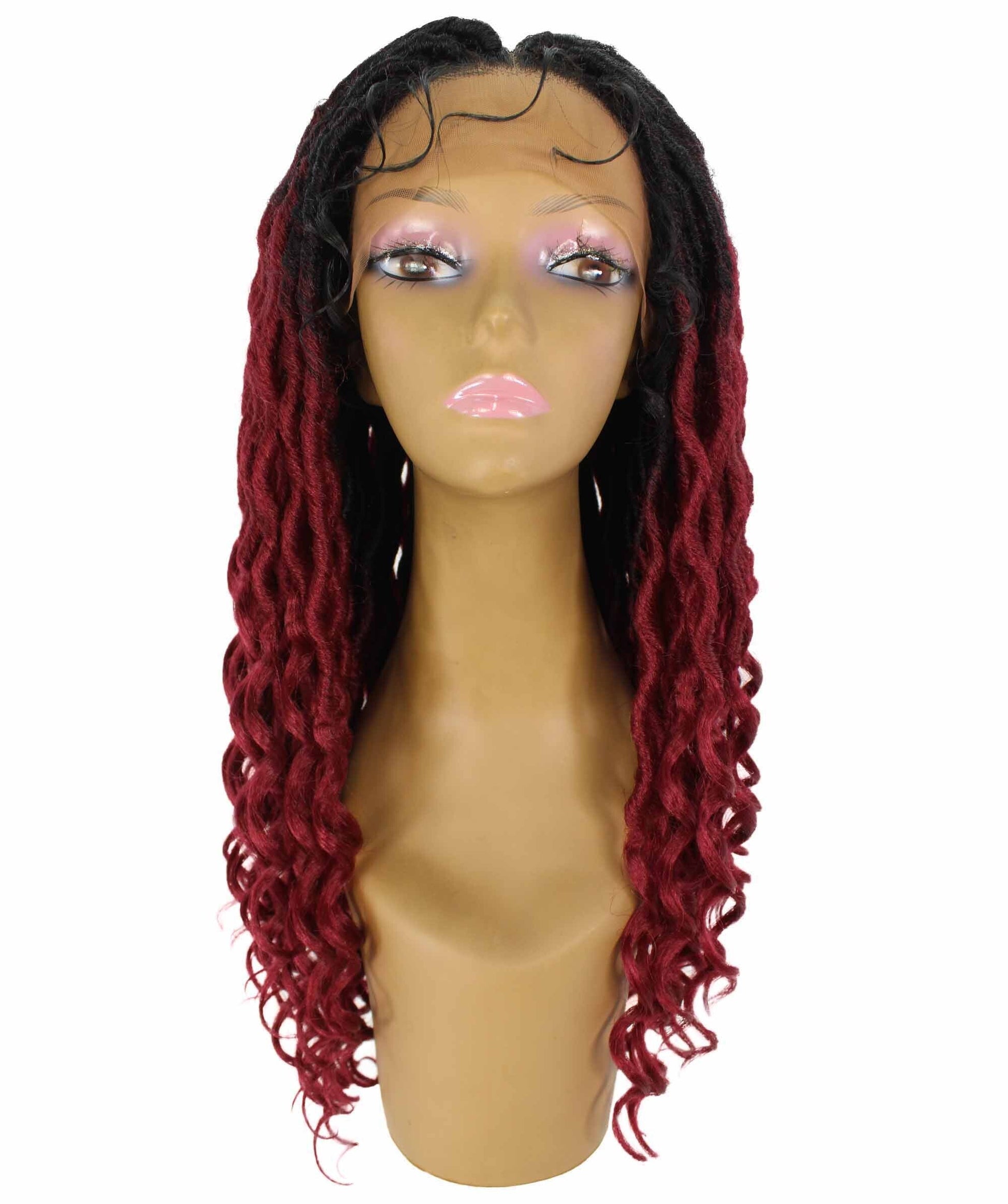 #TT1B/BG - Black to Burgundy Ombre