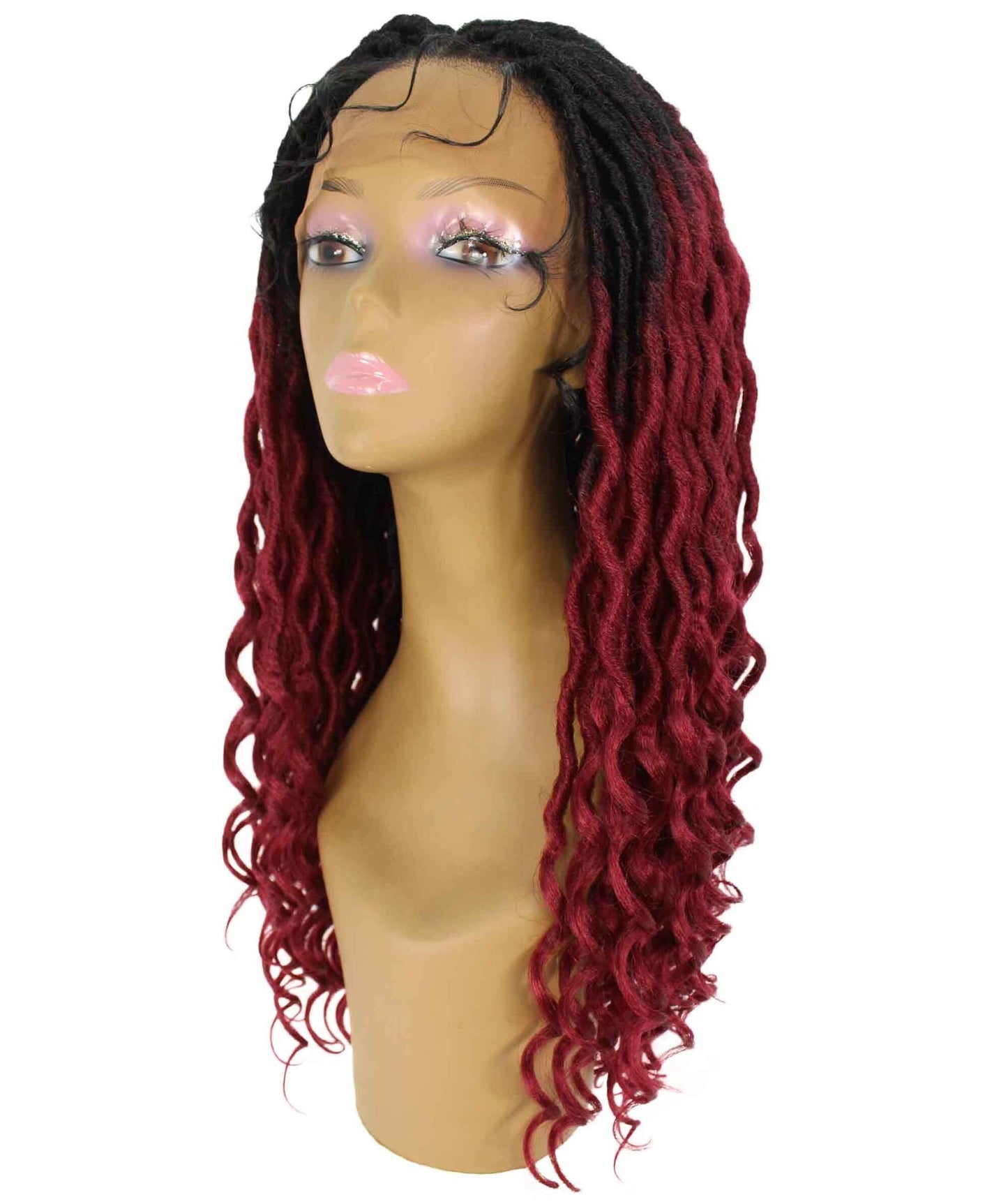 #TT1B/BG - Black to Burgundy Ombre