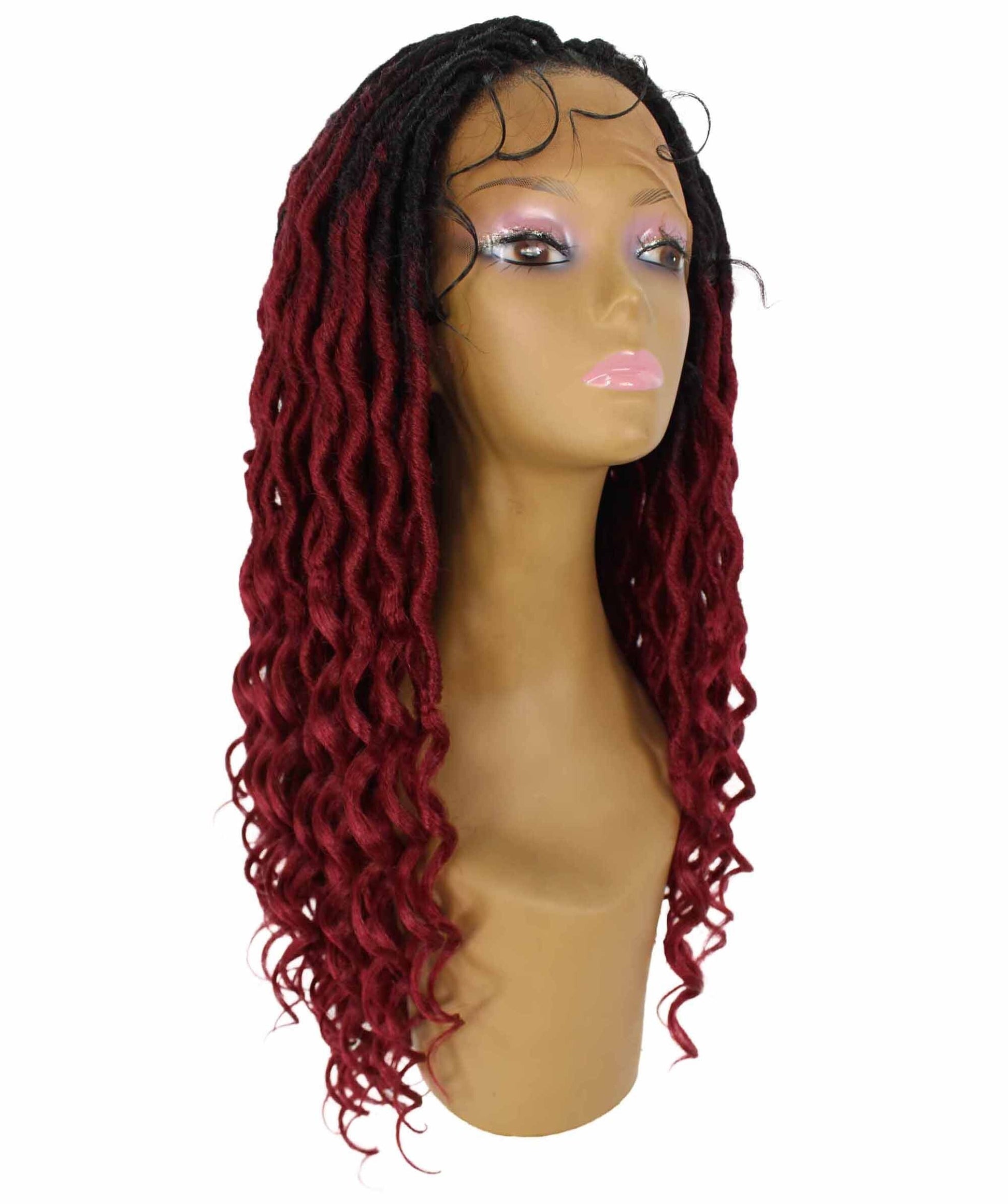#TT1B/BG - Black to Burgundy Ombre