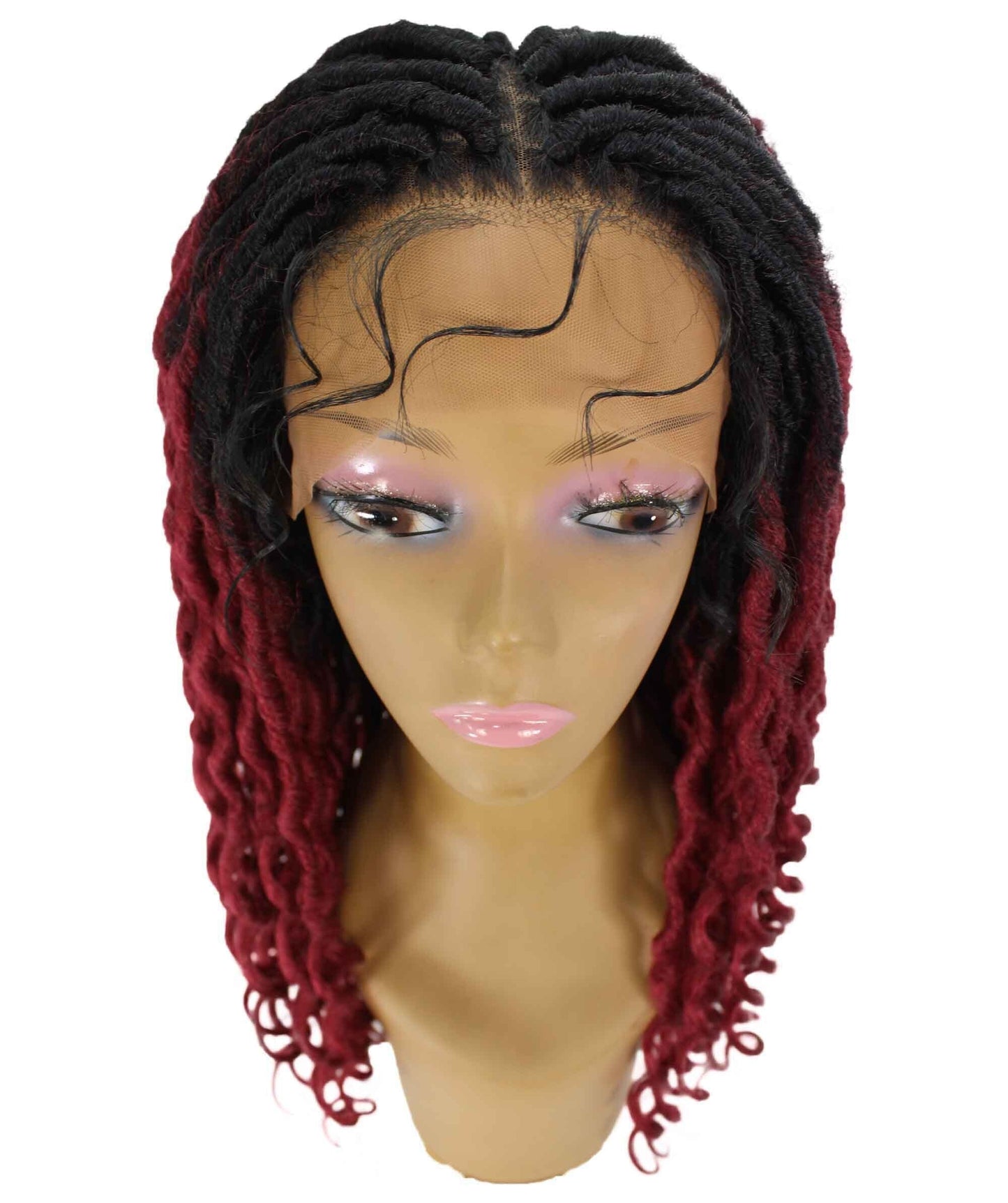 #TT1B/BG - Black to Burgundy Ombre