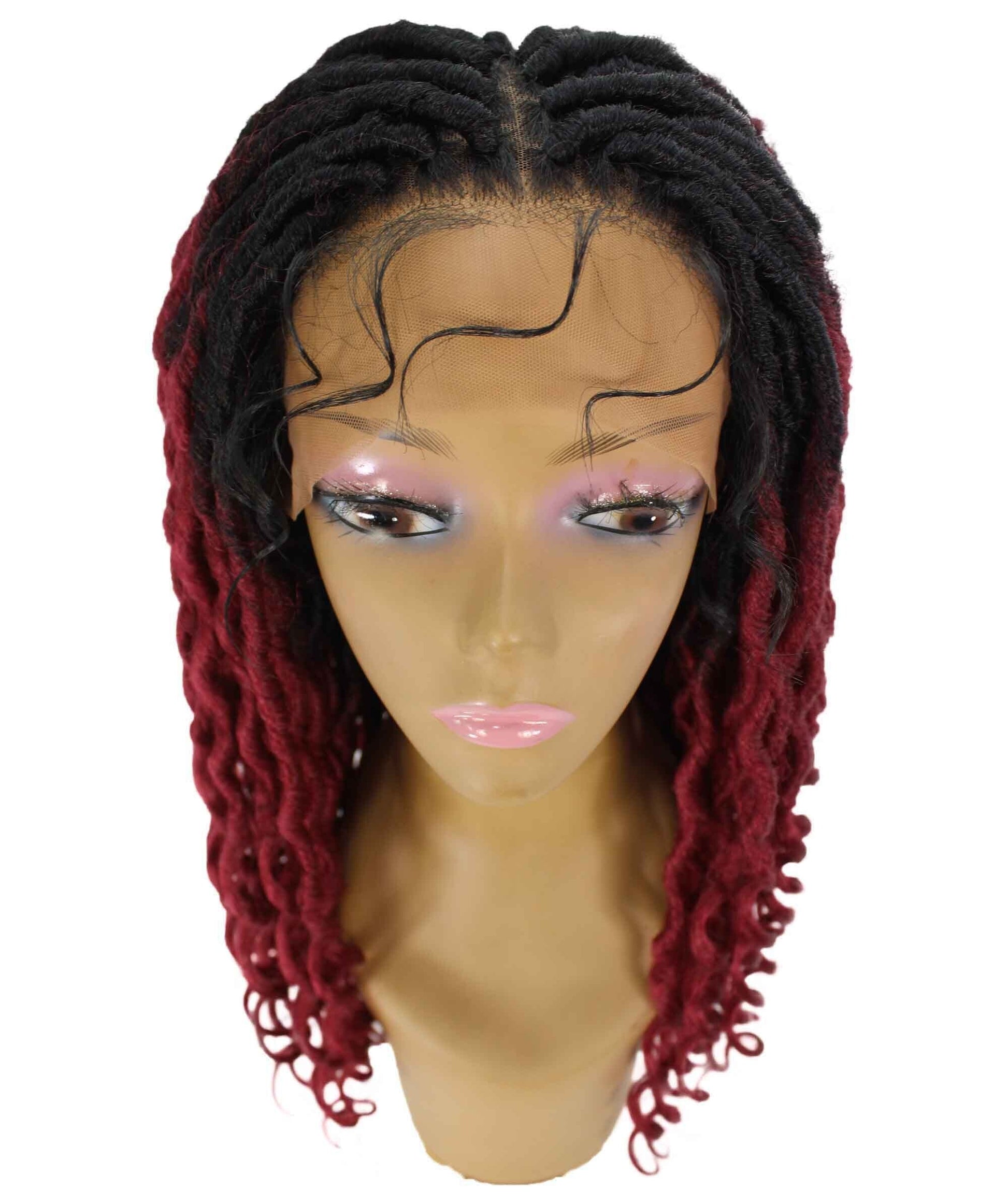 #TT1B/BG - Black to Burgundy Ombre