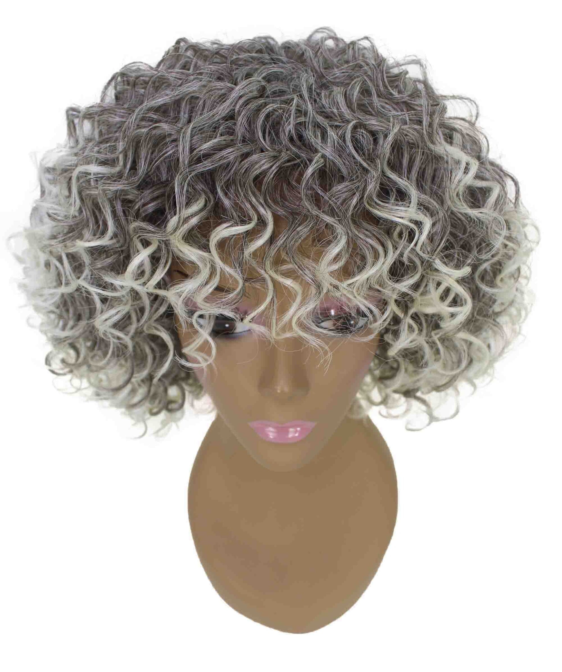 #T4/613 - Gray with Light Blonde Highlights